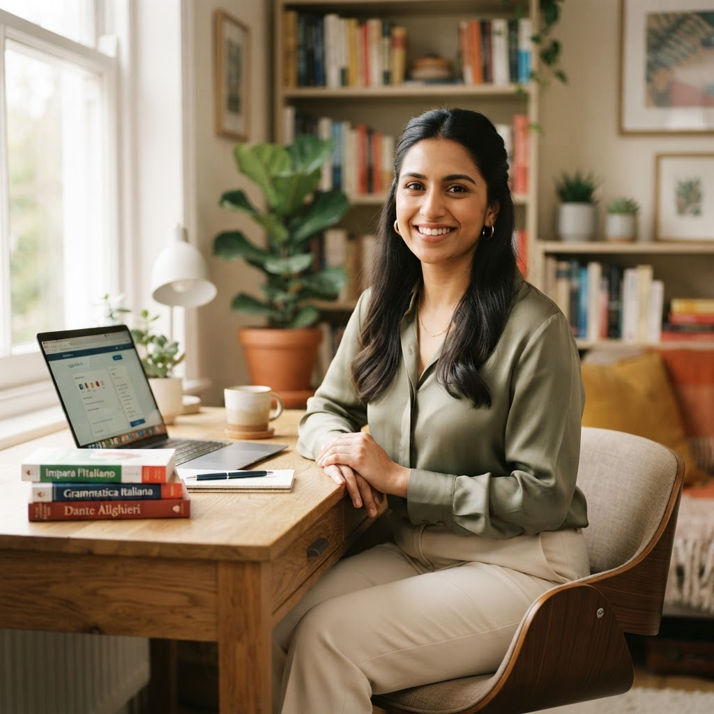 Sonia, Italian language teacher